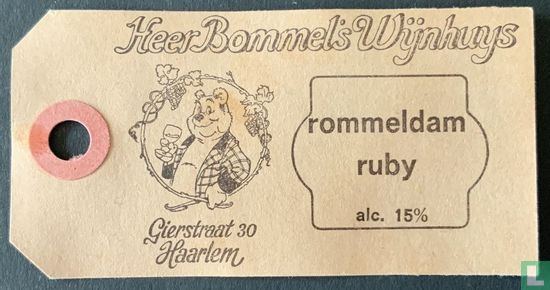 Heer Bommel’s Wijnhuys Rommeldam Ruby  - Image 1