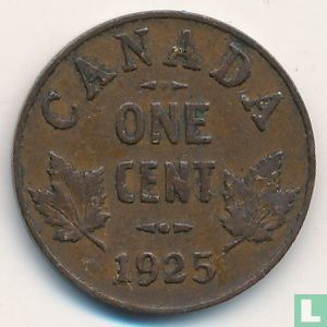 Canada 1 cent 1925 - Image 1