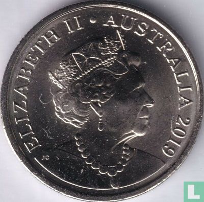 Australie 20 cents 2019 (avec JC) - Image 1