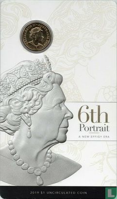 Australië 1 dollar 2019 (folder) "6th portrait" - Afbeelding 1