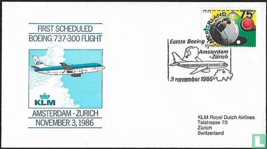 First scheduled flight Amsterdam-Zurich - Image 1