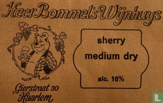 Heer Bommel's Wijnhuys sherry medium dry - Bild 1