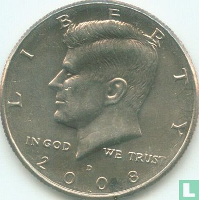 États-Unis ½ dollar 2008 (D) - Image 1