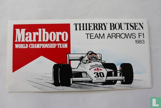 Marlboro Thierry Boutsen Team Arrows F1 1983