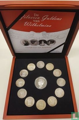 Netherlands combination set "De zilveren guldens van Wilhelmina" - Image 1