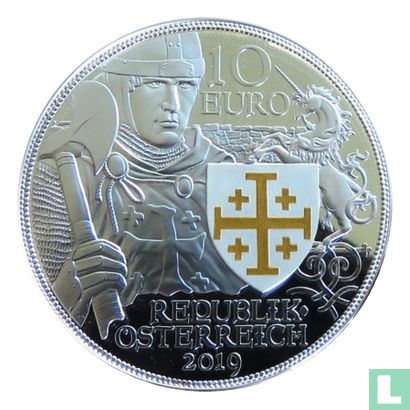 Oostenrijk 10 euro 2019 (PROOF) "920th anniversary of the capture of Jerusalem" - Afbeelding 1