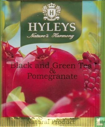 Black and Green tea & Pomegranate  - Afbeelding 1