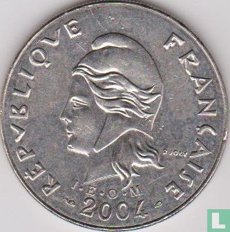Nieuw-Caledonië 20 francs 2004 - Afbeelding 1