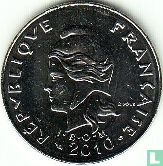 New Caledonia 20 francs 2010 - Image 1