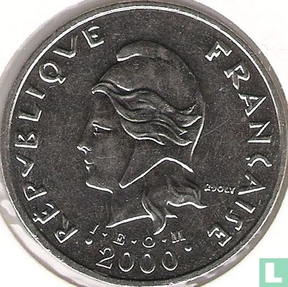 New Caledonia 50 francs 2000 - Image 1