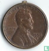 États-Unis 1 cent 1956 (D - fauté) - Image 1