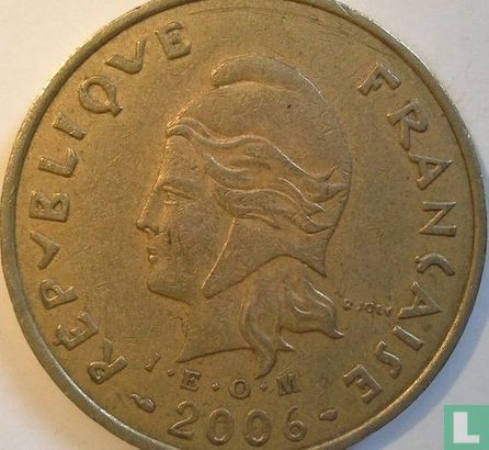 New Caledonia 100 francs 2006 - Image 1