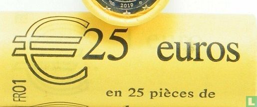 Monaco 1 euro 2019 (rol) - Afbeelding 2