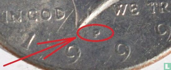 Vereinigte Staaten ½ Dollar 1999 (P) - Bild 3