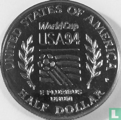 Verenigde Staten ½ dollar 1994 (P) "Football World Cup in United States" - Afbeelding 2