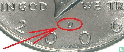 Vereinigte Staaten ½ Dollar 2006 (D) - Bild 3
