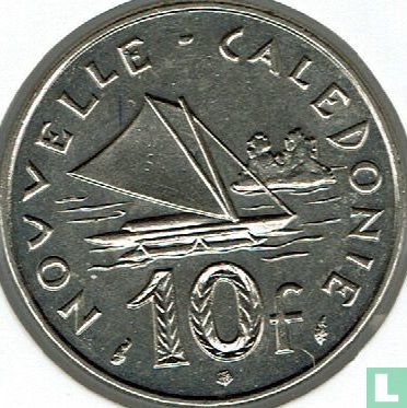 Neukaledonien 10 Franc 1989 - Bild 2