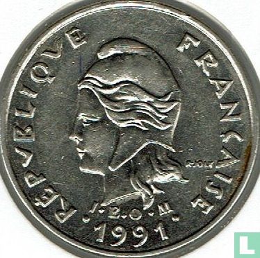 Neukaledonien 10 Franc 1991 - Bild 1
