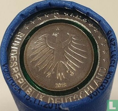 Germany 5 euro 2019 (A - roll) "Temperate zone" - Image 1