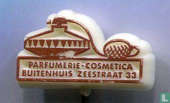 Parfumerie cosmetica Buitenhuis Zeestraat 33 [brown on white]