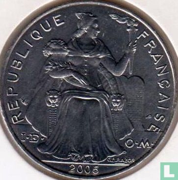 Nieuw-Caledonië 5 francs 2005 - Afbeelding 1