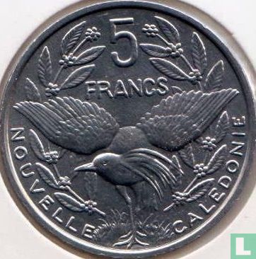 Nieuw-Caledonië 5 francs 2005 - Afbeelding 2