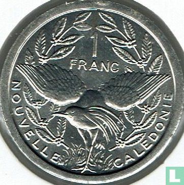 New Caledonia 1 franc 1989 - Image 2