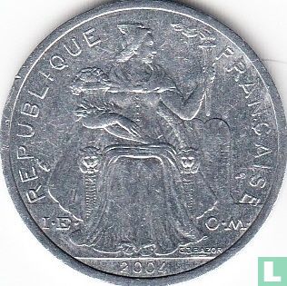 Nieuw-Caledonië 2 francs 2004 - Afbeelding 1
