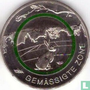 Duitsland 5 euro 2019 (J) "Temperate zone" - Afbeelding 2