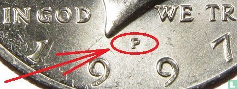 Vereinigte Staaten ½ Dollar 1997 (P) - Bild 3
