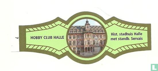 Hist.stadhuis Halle avec stand.Servais - Image 1