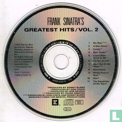 Frank Sinatra's Greatest Hits / Vol.2 - Afbeelding 3