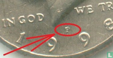 Vereinigte Staaten ½ Dollar 1998 (P) - Bild 3