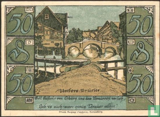 Oberlind, Gemeinde - 50 pfennig (2) 1921 - Afbeelding 1