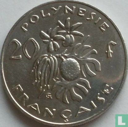 Polynésie française 20 francs 2015 - Image 2