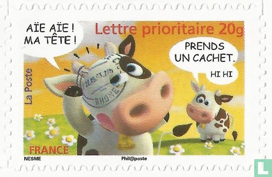 Cow Date stamped