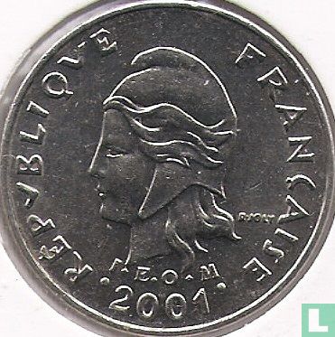 French Polynesia 10 francs 2001 - Image 1