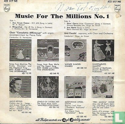 Music for the Millions No.1 - Image 2