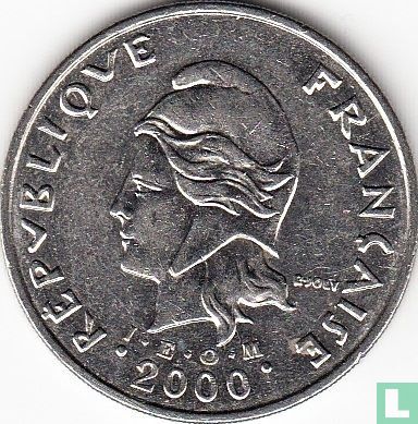 Frans-Polynesië 50 francs 2000 - Afbeelding 1