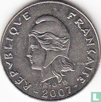 French Polynesia 20 francs 2007 - Image 1