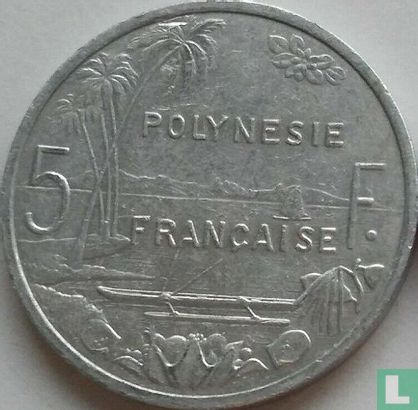 French Polynesia 5 francs 2016 - Image 2