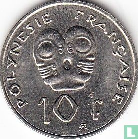 Polynésie française 10 francs 2008 - Image 2