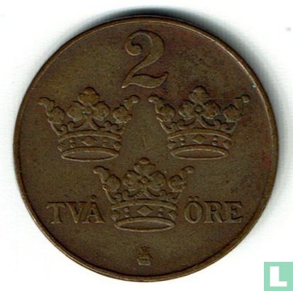 Suède 2 öre 1920 (bronze) - Image 2