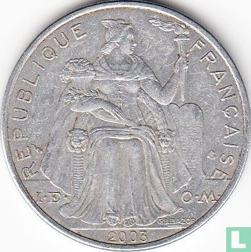 Polynésie française 5 francs 2003 - Image 1