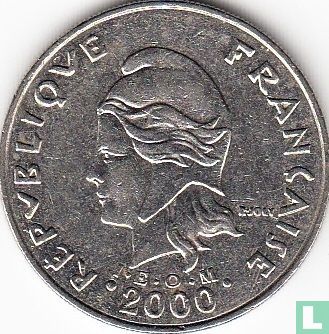 Französisch-Polynesien 20 Franc 2000 - Bild 1