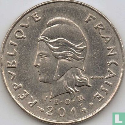 Polynésie française 10 francs 2014 - Image 1