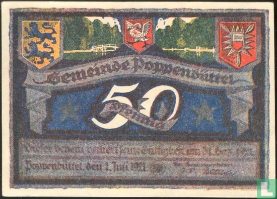 Poppenbuttel, Gemeinde - 50 pfennig (7) 1921 - Image 1