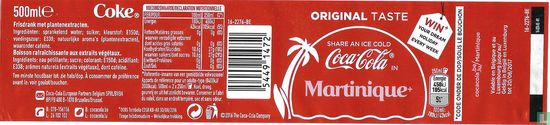 Coca-Cola 500ml - Martinique
