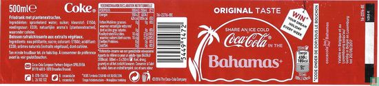 Coca-Cola 500ml - Bahamas