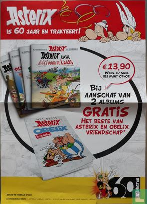 Asterix is 60 jaar en trakteert !